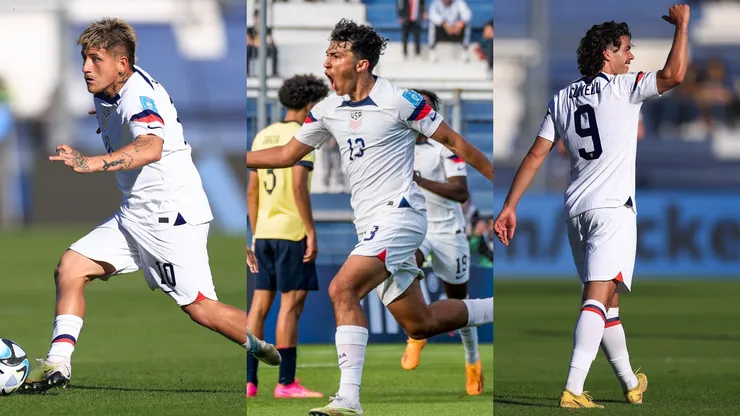 Diego Luna, Jonathan Gómez y Cade Cowell en el Mundial Sub-20 con USA