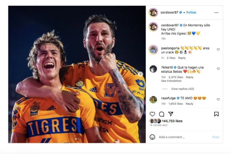 El mensaje de Córdova en redes sociales (Captura)