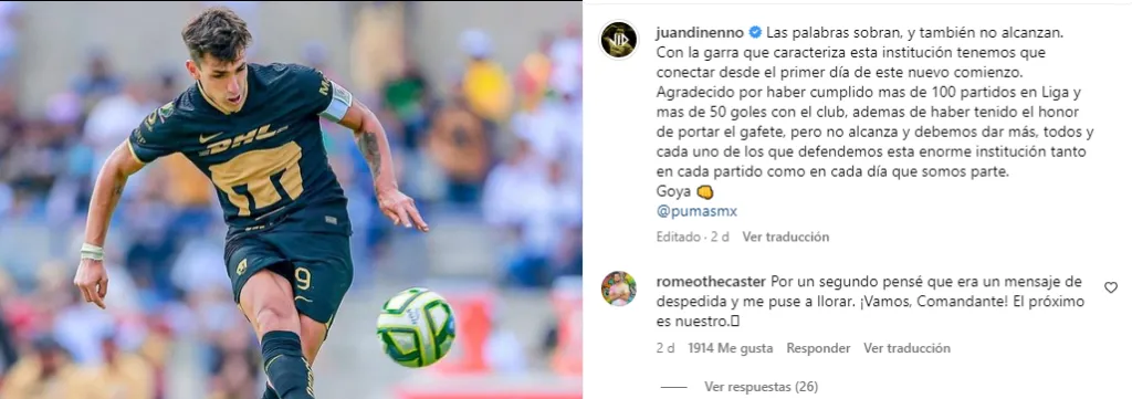 Captura de Instagram