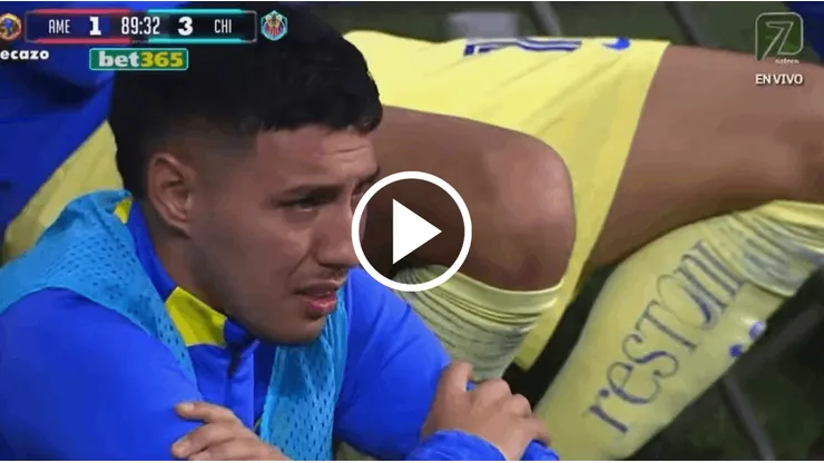 El llanto de Leo Suárez en América - Chivas.