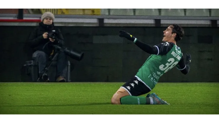 Teun Wilke anotó hat trick con Jong Cercle Brugge