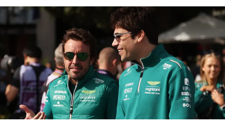 Fernando Alonso participó de un hecho poco visto que involucró a su compañero, Lance Stroll.