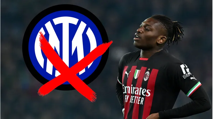 Rafael Leao se pierde el Milan vs. Inter