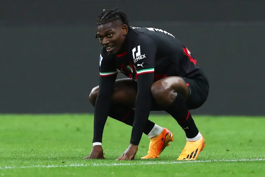 Rafa Leão se pierde el Derbi della Madonnina (Getty Images)