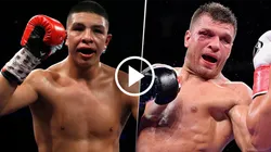 Jaime Munguía se presenta en el combate contra Sergiy Derevyanchenko.