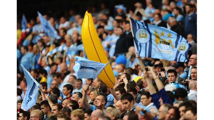 Manchester City presenta un aspecto particular en la grada.