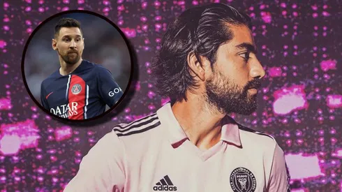 Pizarro y Lionel Messi