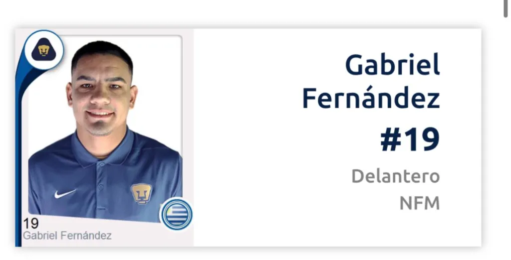 El Toro Fernández ya está registrado en Pumas UNAM con el dorsal 19