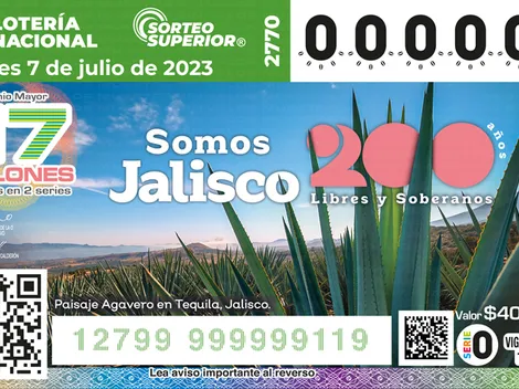 Resultados Sorteo Superior de HOY en la Lotería Nacional de México, viernes 7 de julio