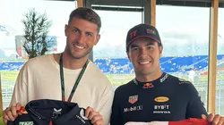 Santiago Giménez se juntó con Checo Pérez previo al Gran Premio de Países Bajos