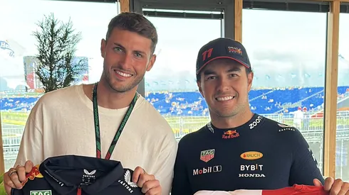 Santiago Giménez se juntó con Checo Pérez previo al Gran Premio de Países Bajos