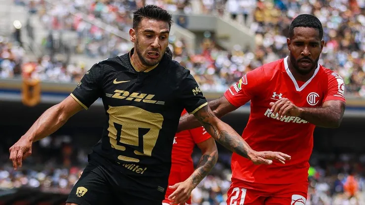 Pumas UNAM se mide ante Toluca por el Apertura 2023 de la Liga MX.