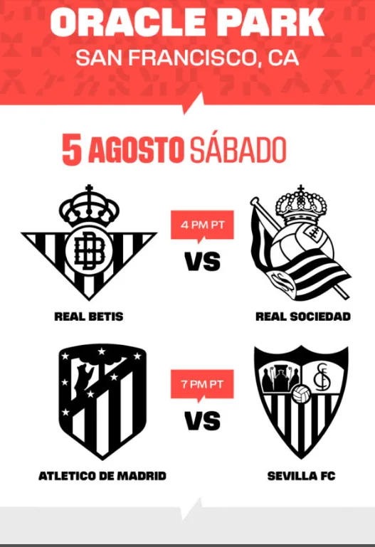 Próximos encuentros de LaLiga Summer Tour