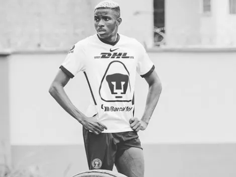 (FOTO) Victor Osimhen se puso la camiseta de los Pumas UNAM