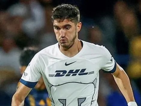 El tremendo fastidio de Gustavo del Petre tras ser reemplazado en Pumas vs Atlético San Luis