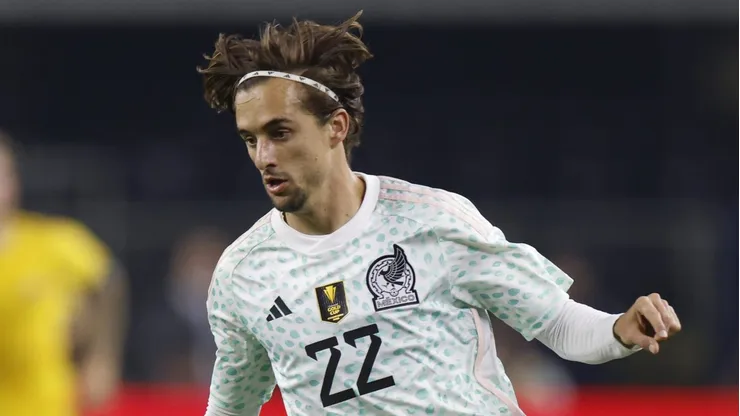 Jordi Cortizo durante un juego de la Selección Mexicana.