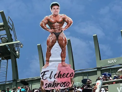 ¡El viejo sabroso!: Así recibieron a Checo Pérez