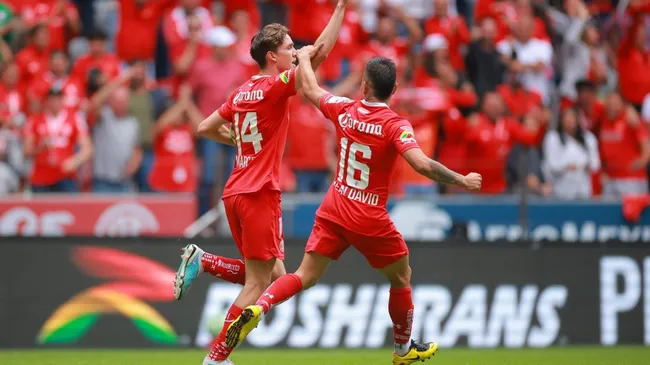 Marcel Ruiz y su tanto en el Apertura 2023 [Getty Images].