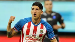Alan Pulido en su etapa como jugador de Chivas.