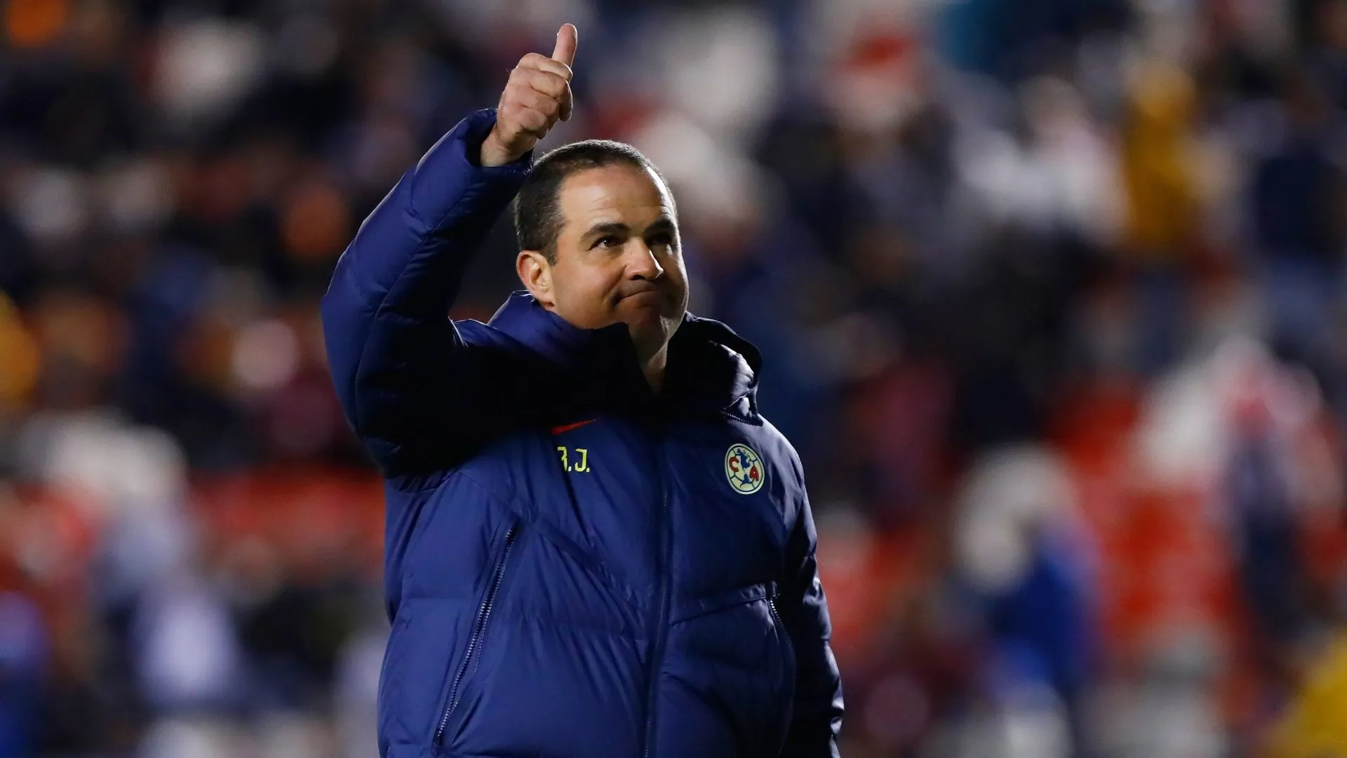 André Jardine celebrando un triunfo del América (Getty Images).
