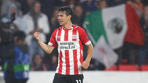 Lozano, la gran figura del PSV en esta temporada. Getty Images.