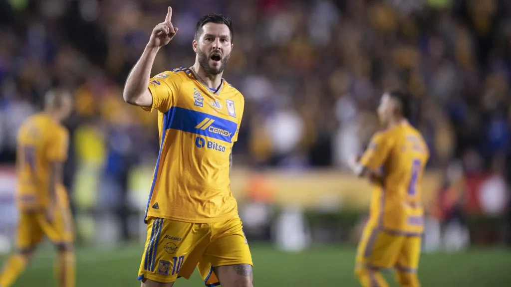 André-Pierre Gignac, la figura de la clasificación de Tigres a semifinales [Getty Images].