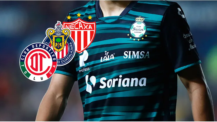Toluca, Chivas y Necaxa, tras los pasos de juvenil de Santos.