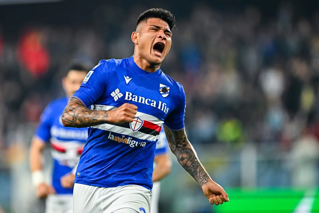 Amione tuvo un paso a préstamo en la Sampdoria (Getty Images).