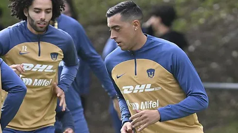 Funes Mori se entrena en Pumas (Pumas UNAM).