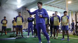 Lema trabaja para ser campeón (Pumas UNAM).