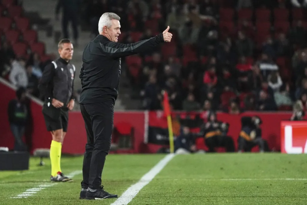 Javier Aguirre durante la eliminatoria ante la Real Sociedad por la Copa del Rey (Getty Images)