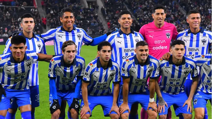 Alineación de Monterrey ante Toluca