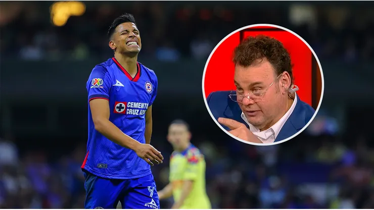 Siempre polémico: David Faitelson le bajó el pulgar a Cruz Azul.
