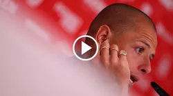 Javier Hernández y su emoción tras su regreso.