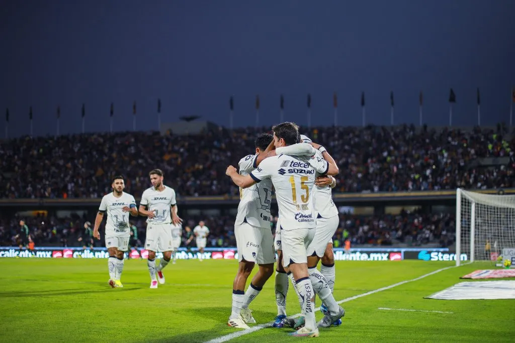 Pumas UNAM venció por 3-0 a Santos Laguna y ya piensa en las Chivas de Guadalajara (Getty Images)