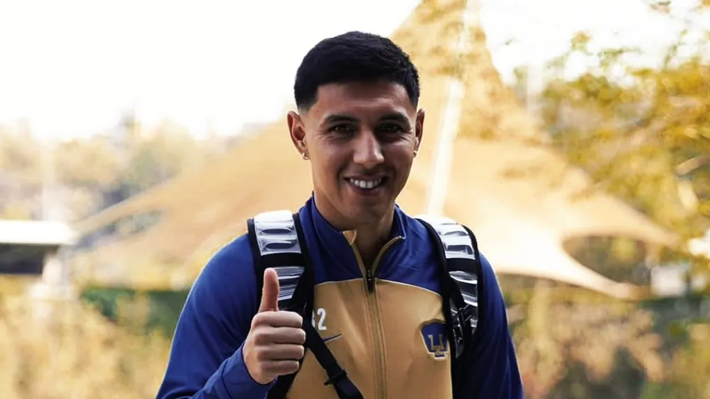 Leo Suárez y una buena presentación como jugador auriazul [Foto: Prensa Pumas]