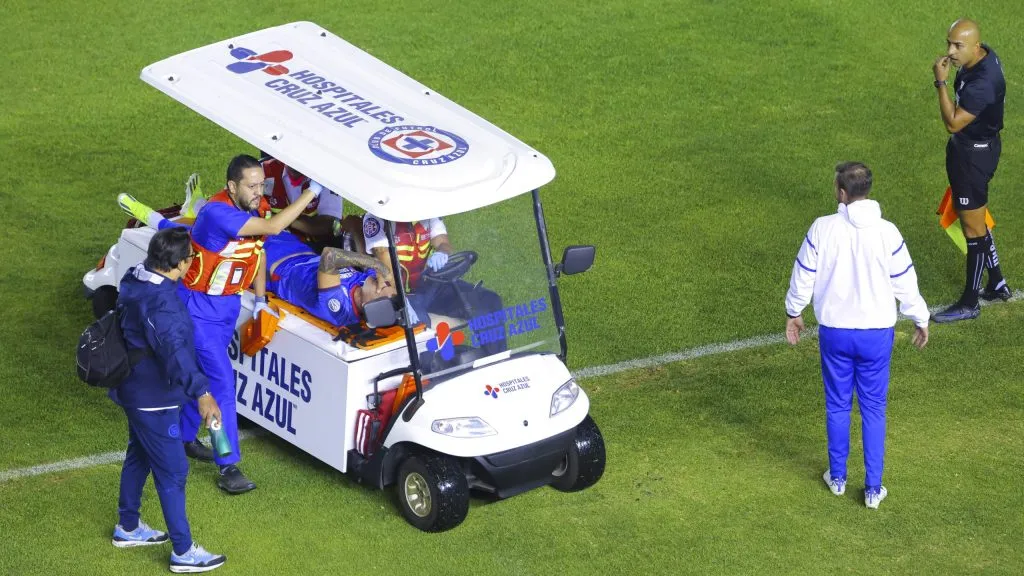El llanto del ‘Toro’ tras la grave lesión sufrida en el último partido [Getty Images]
