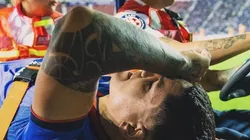 Gabriel Fernández sufrió una lesión muy grave ante San Luis.