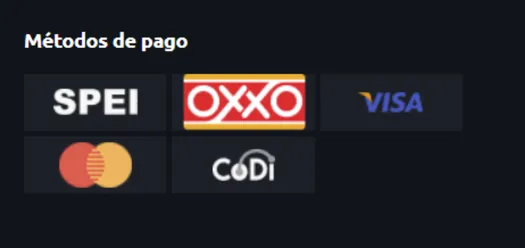 Métodos de pago Betano