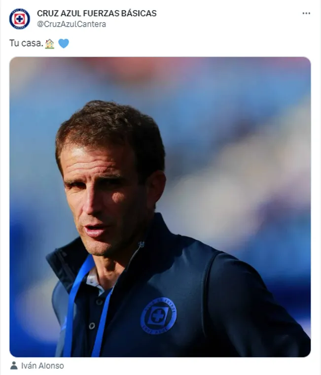 El apoyo de Cruz Azul a Iván Alonso (Captura de Pantalla)