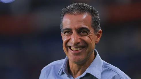 La felicidad de Paiva tras la victoria ante Pachuca.