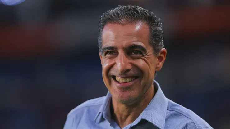 La felicidad de Paiva tras la victoria ante Pachuca.