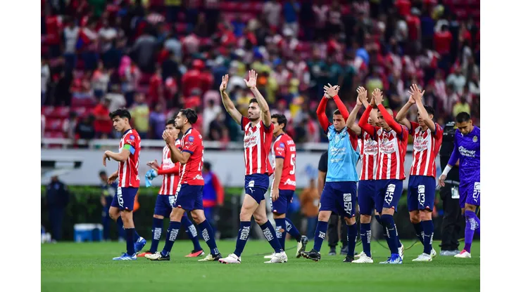 RECORD DATE NOT STATED Futbol Mexicano Clausura 2024 Guadalajara vs America Erick Gutierrez, Ricardo Marin, Antonio Briseno of Guadalajara during the 12th round match between Guadalajara and America as part of the Torneo Clausura 2024 Liga BBVA MX at Akron Stadium on March 16, 2024 in Guadalajara, Jalisco, Mexico. GUADALAJARA JALISCO MEXICO PUBLICATIONxNOTxINxMEXxCHNxRUS Copyright: xIsaacxOrtizx 20240316231649_LMX_C24_GDL_AME_BRISENO291Chivas apuesta a la búsqueda de talento mexicano en la MLS