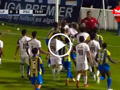 [VIDEO] Increíble batalla campal en La Piedad vs. Salamanca termina en suspensión