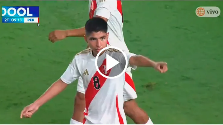 Piero Quispe y un golazo para el 3-1 de Perú ante RD.