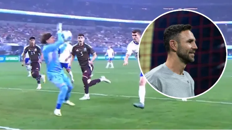 La reacción de Miguel Layún al paradón de Memo Ochoa en la final ante Estados Unidos