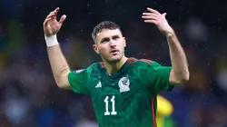 Los aficionados pidieron por Santi Giménez en el México vs. Estados Unidos