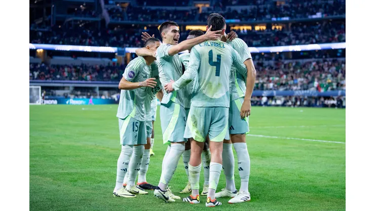 México durante un partido de la CONCACAF Nations League