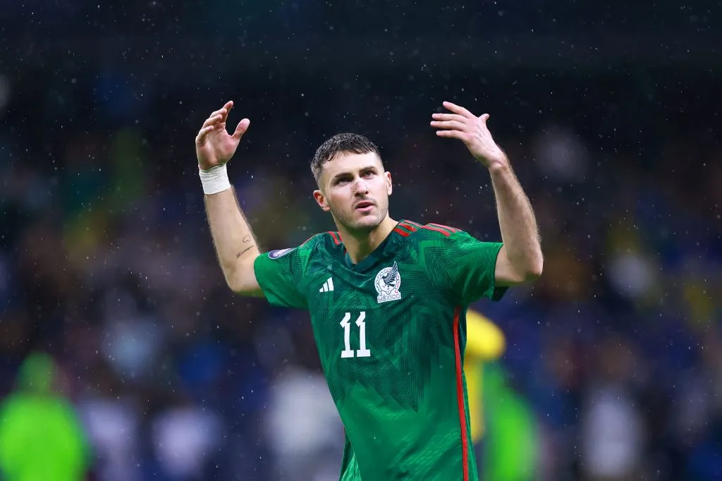Santi Giménez no sumó minutos con México en la semifinal de la Nations League ante Panamá (Imago7)