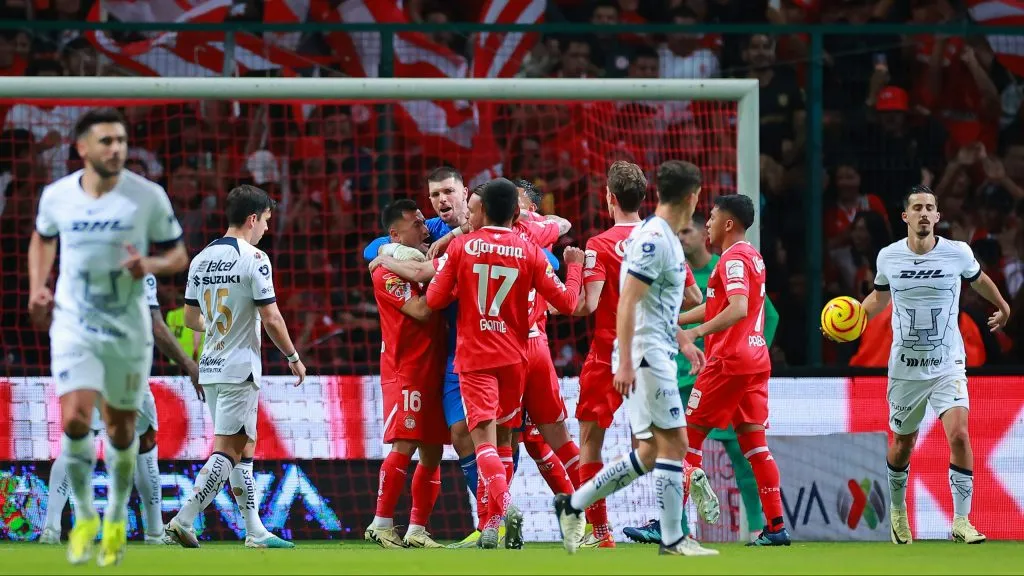 Tiago Volpi marcó en la aplastante victoria ante Pumas [Foto: Getty]